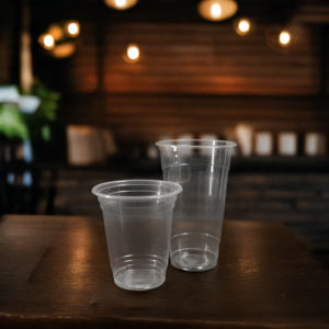 Vasos de plástico PP desechables de alta calidad 16/20/24oz estilo de pared simple tapa de 95mm para bebidas jugo batido Boba hecho en Vietnam - Product Image 3