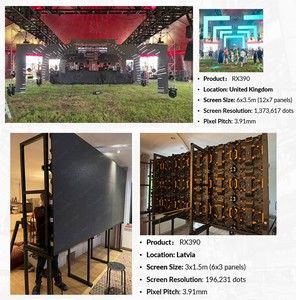 Canbest Rx Indoor P3.9 21Sqm Balster Festival Led <span class=keywords><strong>Video</strong></span> schermo da parete nel Regno Unito
