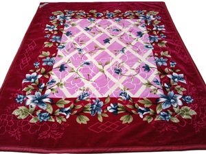 Personnalisable 100% Polyester Double Couche Polaire Jeter Couverture Sherpa Doublure Doux Hiver Literie Imprimé Usage Domestique De Noël - Product Image 2