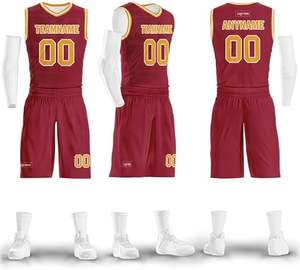 Camisetas de Baloncesto Personalizadas de Poliéster de Alta Calidad para Hombre, Ropa Deportiva Profesional, Uniformes de Equipo, Secado Rápido, Impresión por Sublimación - Product Image 5