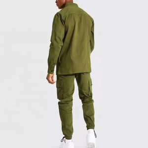 ชุดวอร์มขนแกะระบายอากาศกันลมสำหรับผู้ชายฤดูหนาวชุดวิ่งของคาร์โก้สินค้าตราบริษัทขายส่ง - Product Image 5