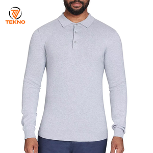 Nouvelle mode coton imprimé hommes pour polo motif solide avec col rabattu respirant coupe régulière grande taille service OEM - Product Image 1