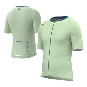 Maillot de cyclisme léger pour homme GLIDE Menthe - Vêtements de sport d'été sublimés personnalisés - Product Image 6