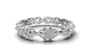 Luxury Hip Hop Moissanite Diamond Cluster Tennis <b>Bracelet</b> 925 Sterling <b>Silver</b> Iced Out Cuban Link <b>Bracelet</b> for Men & Women Custo - Product Image 5