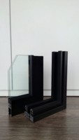 Porte coulissante en aluminium moderne avec grille, isolation thermique, écologique, pour garage, design intérieur, salon extérieur, jardin, cave à vin