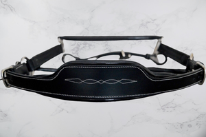 Halter anglais de qualité supérieure demi-muserolle en cuir de qualité supérieure amure équestre pour cheval prix de vente entier - Product Image 5