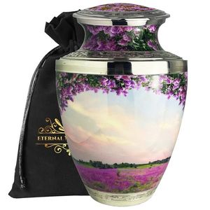 Popular colección funeraria 2023 último diseño urna de cremación aluminio cremación adulto urna ataúd suministros estilo americano Mesa - Product Image 5