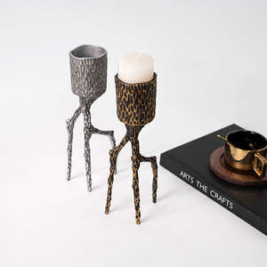 modern <b>candle</b> stand for home decor handcrafted metal <b>candle</b> holder perfect for enhancing living room dining and bedroom - Product Image 5