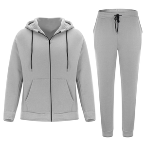 Ensemble de survêtement en molleton pour homme Reklo Industries, sweat à capuche et pantalon de jogging, vêtements décontractés d'hiver, coupe régulière, poids lourd 360g, 100% coton - Product Image 4