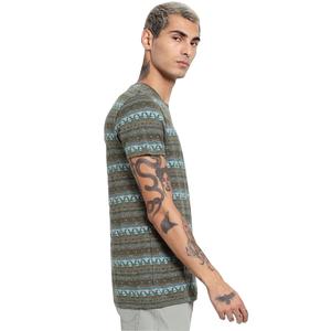 T-shirt col rond à manches courtes pour hommes, imprimé, personnalisé, décontracté, rayé, ajusté, du Bangladesh, vente en gros - Product Image 3