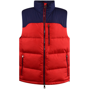 Warmer Sleeveless Down <b>Jacket</b> <b>Mens</b> Clothing Body Warmer Air Filled Vest Navy Blue Puff Vest Winter Warm Activities Wholesale - Product Image 1