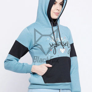 Vêtements de sport d'hiver pour femmes de haute qualité Nouvelle arrivée Sweat à capuche en peluche avec logo personnalisé et insigne avant Décoration Pull Design - Product Image 2