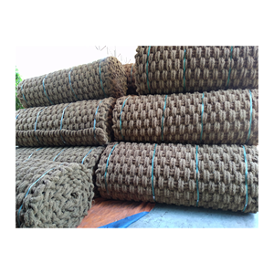 Alfombrillas de fibra de coco natural ecológicas al por mayor de alta calidad hechas en Vietnam Embalaje por rollos - Product Image 6