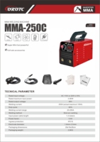 Soudeuse Super Mini COROTC MMA-250C | Machine à souder MMA, onduleur IGBT avec accessoires complets pour la maison, bricolage
