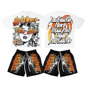 Haute qualité 100% coton lavé à l'acide t-shirt 275 Gsm poids lourd hommes personnalisé blanc pierre lavé Vintage t-shirt - Product Image 4