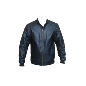 Chaqueta de Motociclista para Hombre, de Piel de Oveja Genuina, con Cuello Alto y Logotipo Frontal, Forro Grueso de Piel de Oveja - Product Image 6