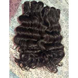 EXTENSIONS DE CHEVEUX HUMAINS CRUS INDIENS NON TRANSFORMÉS NATURELS BOUCÉS 100% CUTICULES ALIGNÉES - Product Image 3