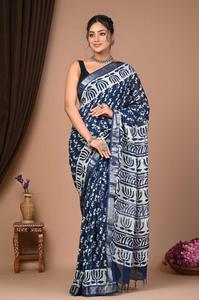 Chất lượng cao Dola lụa mềm Batik in Saree jari <span class=keywords><strong>paithani</strong></span> dệt Bạc biên giới kỹ thuật số in pallu phong cách thanh lịch cho - Product Image 2