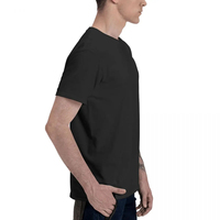 Camiseta Vintage con Mapa de Palestina, Cuello Redondo, Corte Regular, Manga Corta, Algodón, Diseño Casual Estampado con Letras en la Parte Delantera para Hombre