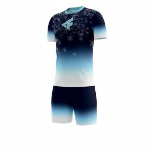 Ensemble de maillots de football personnalisés unisexes en sublimation, respirant, imperméable, séchage rapide, léger, écologique, été - Product Image 3