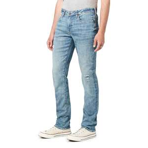 กางเกงยีนส์ผ้านุ่มสำหรับผู้ชาย,กางเกงยีนส์ผ้านุ่มระบายอากาศได้ดีสำหรับเด็กผู้ชายกางเกงลำลองพิมพ์ลายจินผ้าฝ้ายสแปนเด็กซ์สำหรับฤดูร้อน - Product Image 3