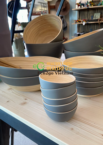 Best Seller 100% Natural Bamboo Salad Bowl Customized Design Eco-Friendly Stocked From Vietnam Eco2go Vietnam - Product Image 6