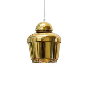 Style industriel en bois Loft forme ronde en bois pendentif suspendu luminaire tête unique pendentif Cage maison pendentif salon - Product Image 3