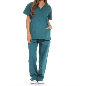 ชุดยูนิฟอร์มพยาบาลแบบยืดหยุ่นสำหรับผู้หญิง พร้อมโลโก้สั่งทำ ชุดสครับสำหรับโรงพยาบาล ชุดคลุมแล็บทางการแพทย์ ชุดยูนิฟอร์มพยาบาลหญิง ชุดสครับแบบขายส่ง - Product Image 2
