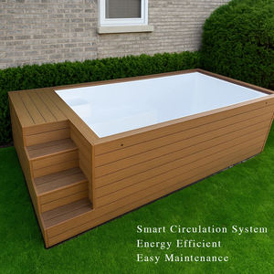 Grande piscine hors sol en fibre de verre pour l'extérieur, conteneur d'expédition, spa, piscine avec fenêtre - Product Image 6