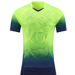 เครื่องแบบฟุตบอลเครื่องแบบฟุตบอลสำหรับผู้ชายเสื้อทีมฟุตบอลแบบพิมพ์ลาย - Product Image 2