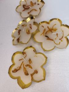 Portavelas con forma de flor de Metal de latón chapado en oro de primera calidad, decoración clásica para el hogar y la sala de exposición, recomendado por el vendedor - Product Image 4