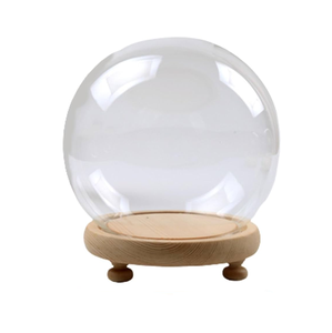 Wood <b>Cupcake</b> Cake Server Platter Wholesale Exporter New Design Handmade Wood and Glass Cake <b>Stand</b> - Product Image 6