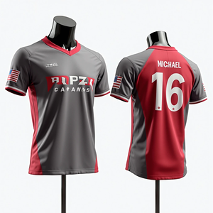 Camisetas deportivas sublimadas personalizadas para hombre, cuello redondo transpirable para softball, fútbol, Pesca, Técnicas impresas de talla grande - Product Image 6