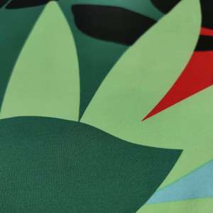 UPF 50 + tissu extensible recyclé 83% Polyester 17% Spandex résistant au chlore jupes durables pour filles robes maillots de bain plaine - Product Image 3