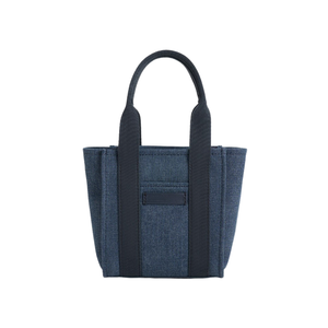 OEM ODM Sac de plage en toile de coton à tissu épais recyclé de haute qualité avec sangle en cuir Direct d'usine à bas quantité minimale de commande - Product Image 1