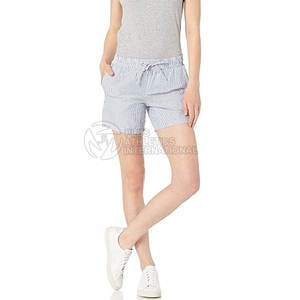 2025 pantalones cortos de moda personalizados para mujer, pantalones cortos transpirables de algodón de Color personalizado para mujer, pantalones cortos de verano para mujer - Product Image 6