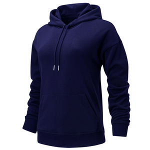 Sweat-shirt à capuche pour femmes, pull-over décontracté à capuche, pull-Top classique uni, veste à manches longues avec poche - Product Image 3