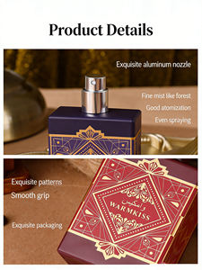 Parfum de luxe pour femmes au design exquis 50 ml Parfum oriental aromatique boisé <span class=keywords><strong>Vanille</strong></span> Jasmin Lavande Longue durée Vaporisateur naturel - Product Image 3