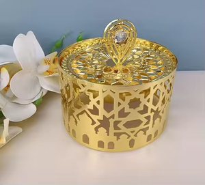 Brûleur d'encens métallique doré de créateur en métal le plus vendu Qualité fabuleuse au prix de gros Top arrivée Nouveau design - Product Image 3