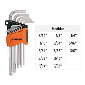 Set di 13 lunghi tasti a babordi standard con organizer - Product Image 4