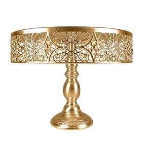 Hotel Dinner Tabletop Serving Fruit Rack Cake Cup Server Aluminum Gold Plated 2 Tier Cake Stand Home Decoration Birthday Party - Product Image 5