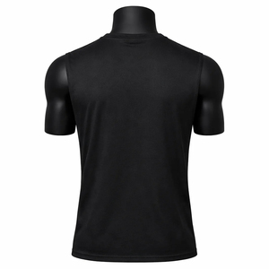 Men's <b>Black</b> O-Neck Solid Knitted Casual Sleeveless Tank <b>Top</b> <b>Black</b> cotton tank <b>top</b> O-neck - Product Image 2