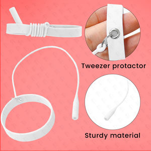 Nueva llegada Pinzas para pestañas Pulsera Pinzas de diseño personalizado Pulsera protectora Pinzas flexibles Pulsera para pestañas - Product Image 6