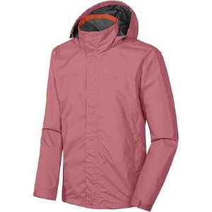 Veste de pluie imperméable de haute qualité pour homme, tissu polyester, col montant, taille plus, fermeture éclair, coupe-vent, veste de randonnée - Product Image 2