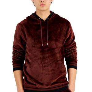 Sweat-shirts en velours pour hommes, vente chaude, vêtements décontractés, nouveau design, tailles adultes, respirant, prix de gros, sweat-shirts en velours pour hommes sur mesure - Product Image 2