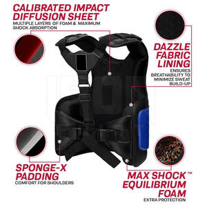 Garde-poitrine de boxe de taille réglable de haute qualité Logo personnalisé Fabriqué au Pakistan Équipement de protection en cuir Offre Spéciale - Product Image 6