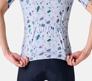 Maillot de cyclisme à imprimé abstrait pour femmes, maillot de cyclisme performant pour femmes, maillot de cyclisme à manches courtes pour femmes - Product Image 3