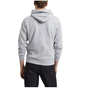 Sweat à capuche OEM brodé en coton épais 100 % anti-boulochage respirant pour homme, coupe oversize à épaules tombantes - Product Image 2