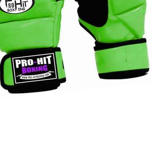 Équipement de boxe professionnel avec logo imprimé personnalisé Gants MMA en cuir Gants MMA durables en cuir avec demi-doigt - Product Image 6