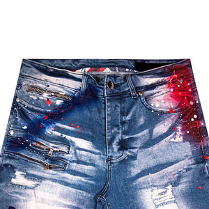 Offre Spéciale confortable et jeunes hommes court Logo personnalisé décontracté court pour hommes haute qualité Sublimation coton hommes court - Product Image 4